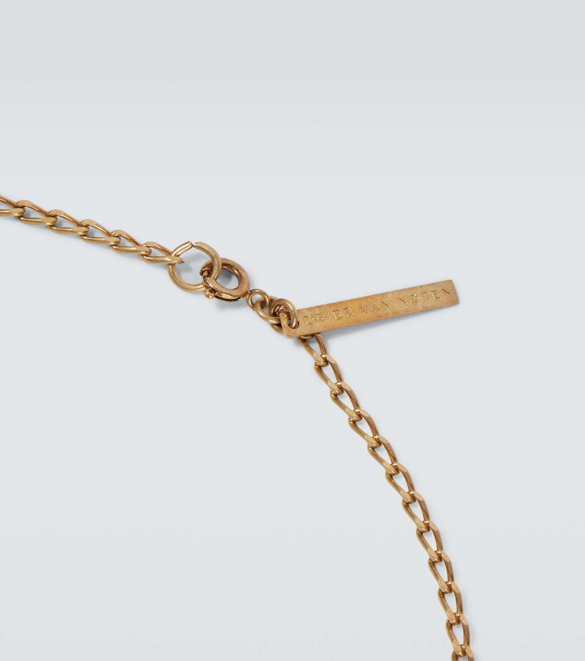 Dries Van Noten Gold-plated pendant necklace