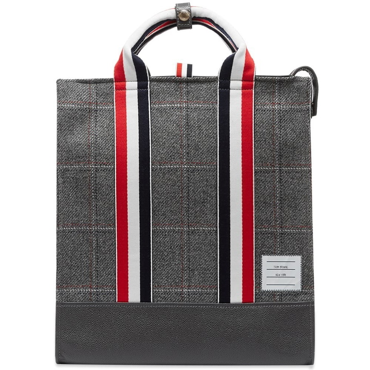 Photo: Thom Browne Hunting Tweed Lined Tote