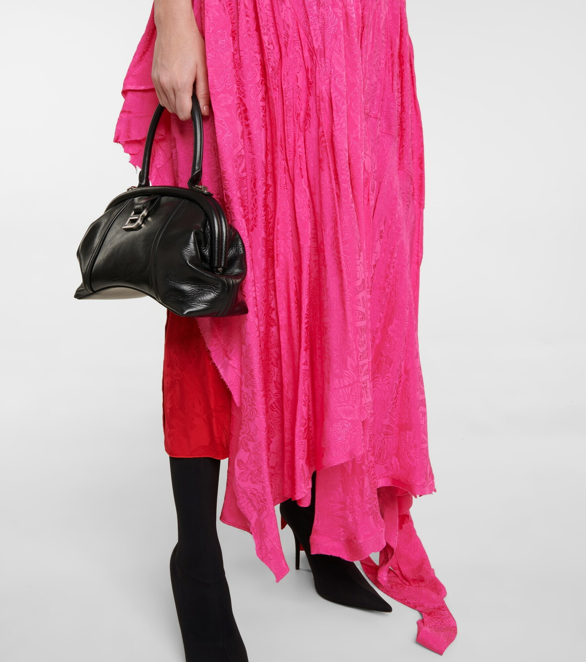 balenciaga floral dress