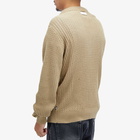 Fucking Awesome Men's Encyclopedia Knit Cardigan in Brown