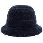 Universal Works Men's Fleece Bucket Hat in Navy
