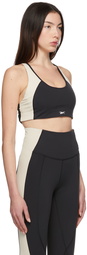 Reebok Classics Black Colorblock Lux Racer Sport Bra