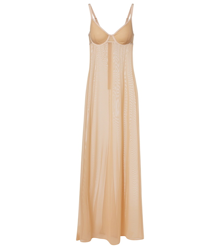 Photo: Balenciaga Sheer maxi dress