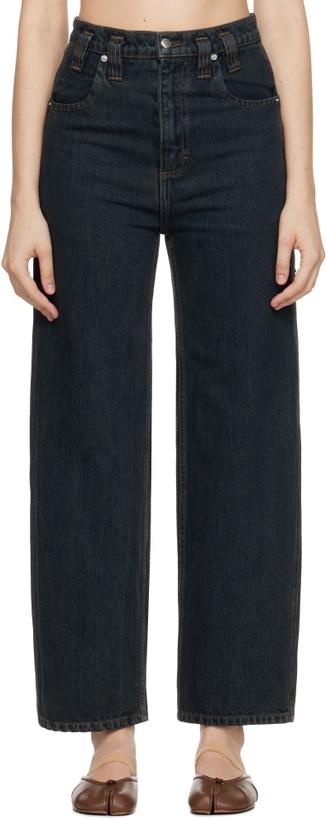 Photo: Eckhaus Latta Blue Baggy Jeans