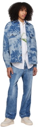 MSGM Blue Dreaming Denim Shirt