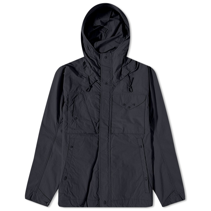 Photo: Ten C Men's Multi Pocket Zip Hooded Jacket in Black