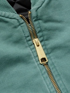 Carhartt WIP - Logo-Appliquéd Cotton-Canvas Gilet - Green