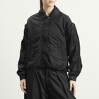 YMC Women's Heath Bomber Satin Jacket in Black