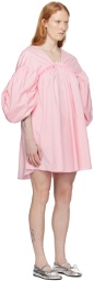 Kika Vargas SSENSE Exclusive Pink Annie Minidress