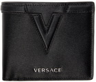 Versace Black 'V' Wallet