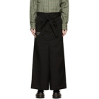 Doublet Black Galcons Apron Trousers