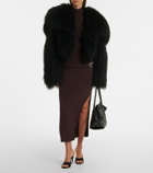 The Attico Shearling jacket