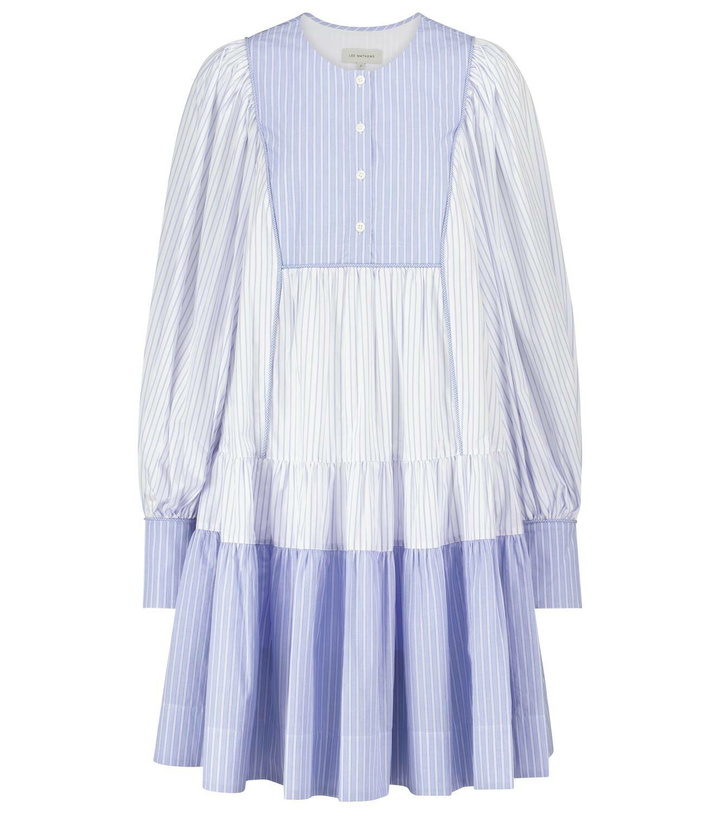 Photo: Lee Mathews Diana striped cotton maxi dress