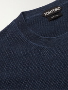 TOM FORD - Cashmere and Wool-Blend Sweater - Blue