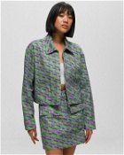 Melody Ehsani I See You Worker Jacket Green|Purple - Womens - Denim Jackets
