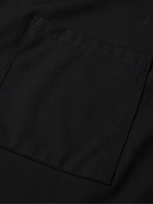 THEORY - Noll Camp-Collar Cotton-Blend Shirt - Black - M