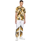 Versace White and Gold Acanthus Taylor T-Shirt