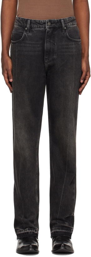 Photo: GUESS USA Black Vintage Natural Washed Denim Jeans