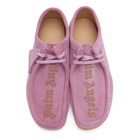 Palm Angels Purple Clark Originals Edition Wallabee Desert Boots