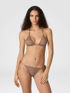 Missoni - Bikini in lamé viscose with spiderweb pattern, Women, Brown