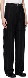 Song for the Mute Black Drawstring Trousers