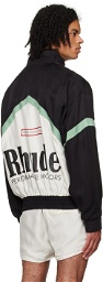 Rhude Black & Off-White 'Rhude Awakening' Jacket