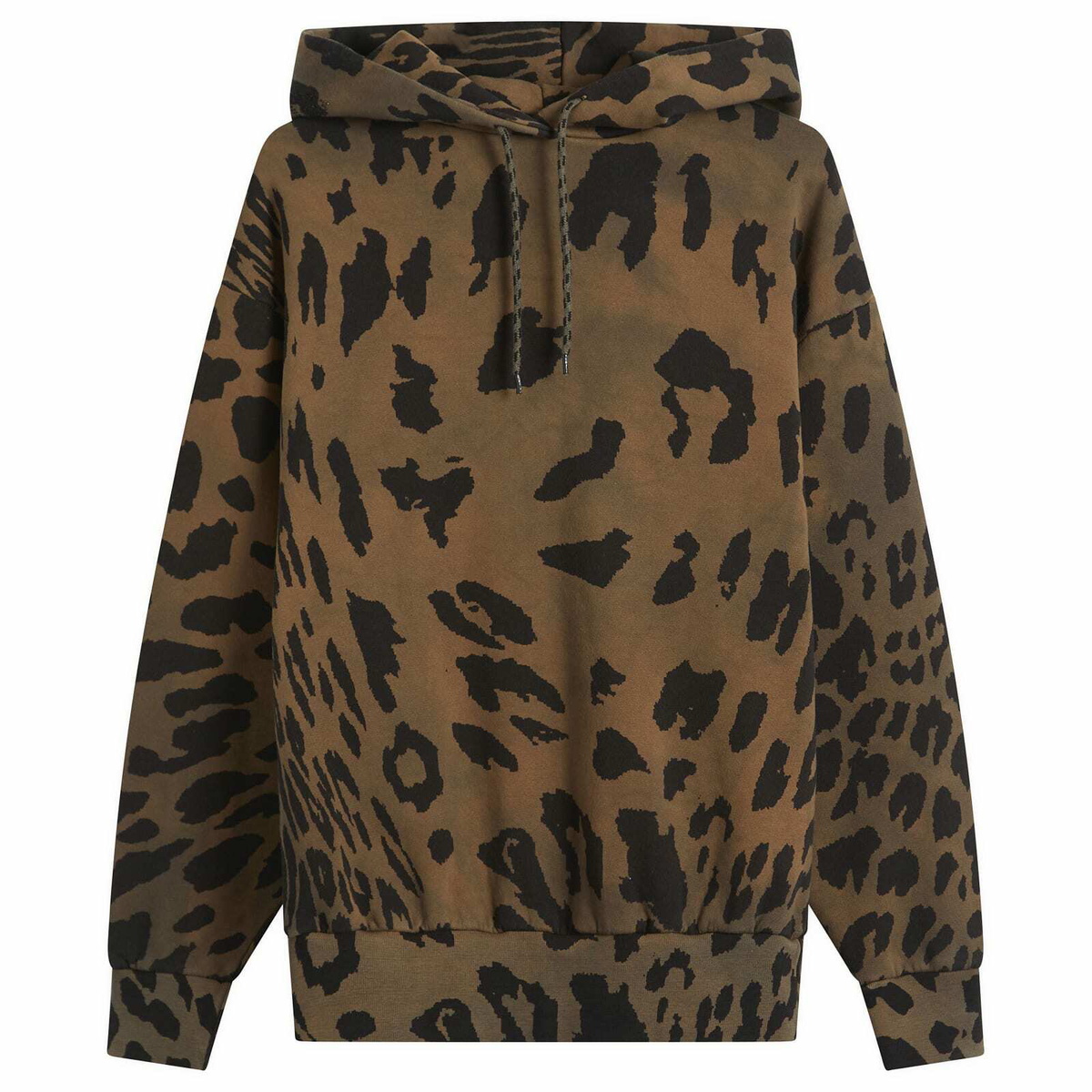 Aries Women's Leopard Tie Dye Hoodie in Multi