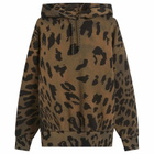 Aries Women's Leopard Tie Dye Hoodie in Multi
