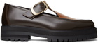 Ernest W. Baker Brown Platform Monkstraps