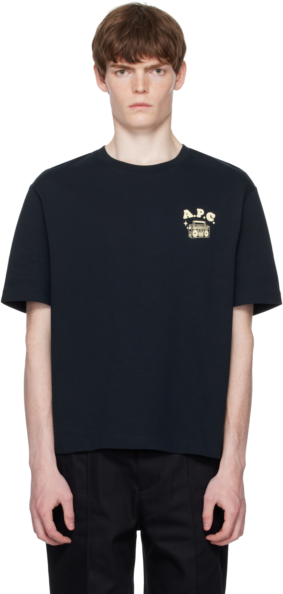 【送料関税込】A.P.C. x Asics Wind Logo Dip Dye T-Shirt A.P.C. Men's x Asics Wind Logo Dip Dye T-Shirt in Multi A.P.C.