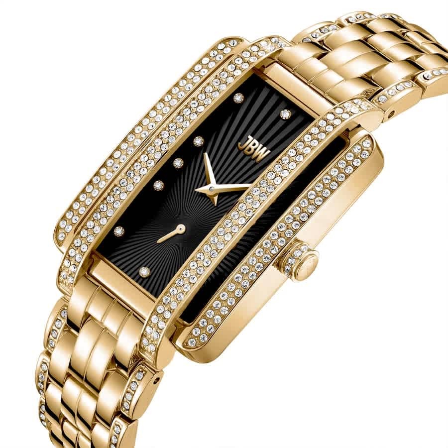 JBW Mink Collection Quartz Diamond Black Dial Ladies Watch J6358G