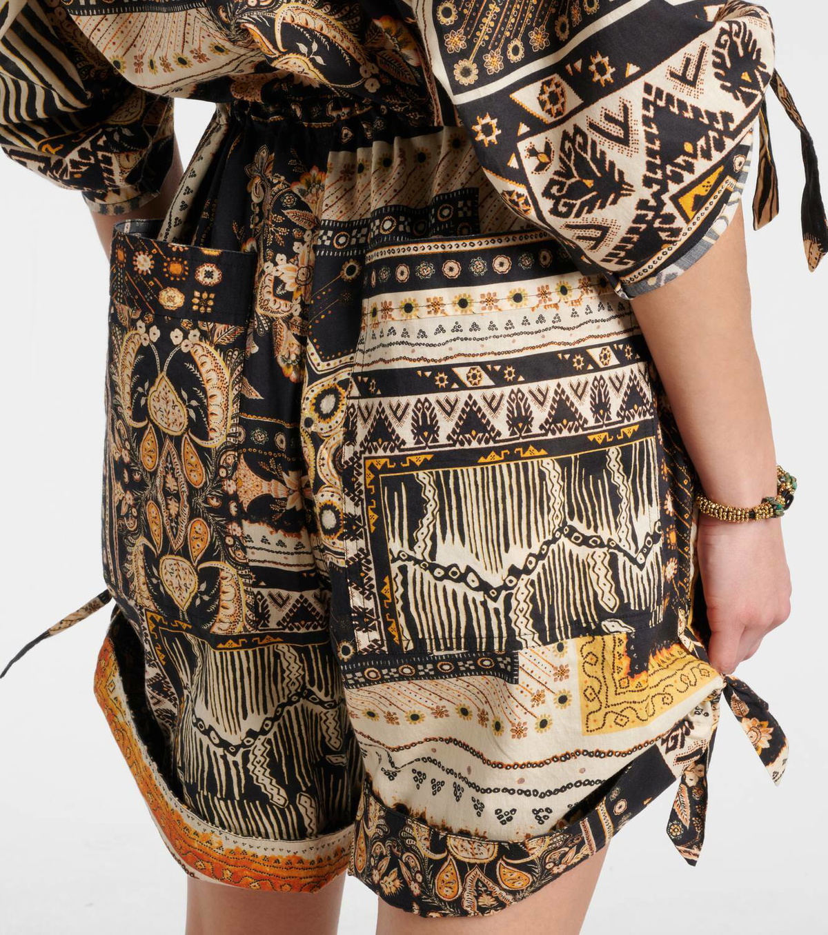 Marant Etoile Niely printed cotton romper