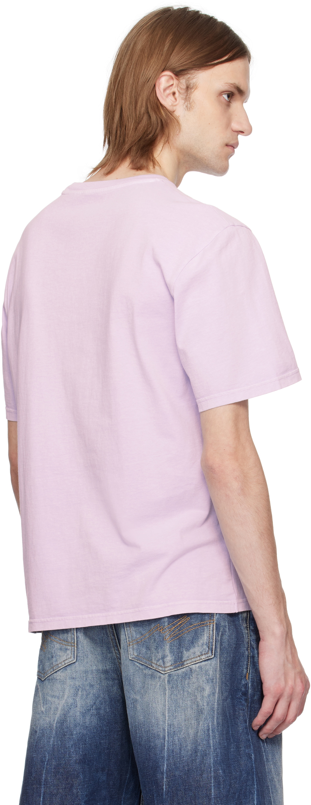Martine Rose Purple 'Local Hero' Classic T-shirt Martine Rose
