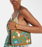 Etro Floral raffia shoulder bag