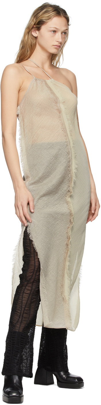 PERVERZE Beige Narrow Long Dress PERVERZE