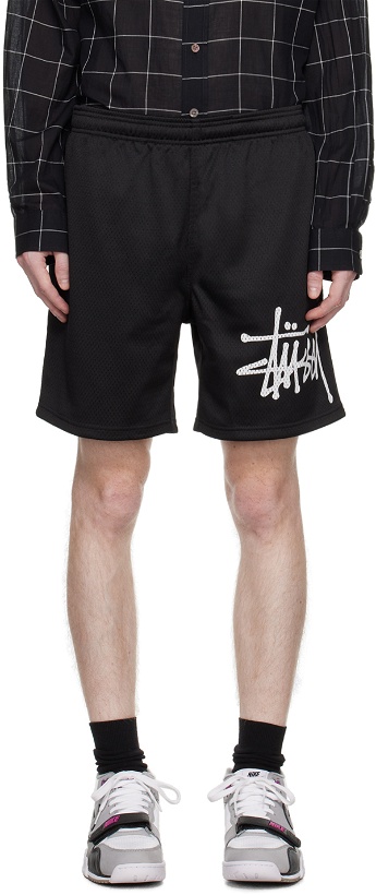 Photo: Stüssy Black Drawstring Shorts