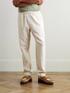 Folk - Cotton and Linen-Blend Suit Trousers - Neutrals