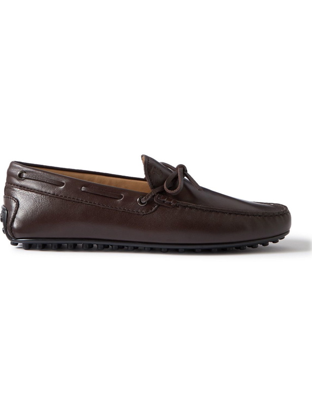 Photo: Tod's - Gommino Leather Driving Shoes - Brown