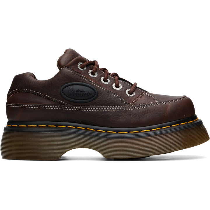 Photo: Dr. Martens Brown Buzz 5-Eye Grizzly Leather Derbys