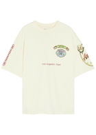 Amiri Vista Hj Skate Printed Cotton T-shirt Ivory