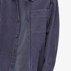 A.P.C. Men's A.P.C Basile Overdyed Denim Overshirt in Dark Navy