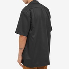 Dickies Men's Short Sleeve Work Shirt in Black