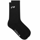 Last Resort AB Men's Eye Socks in Black