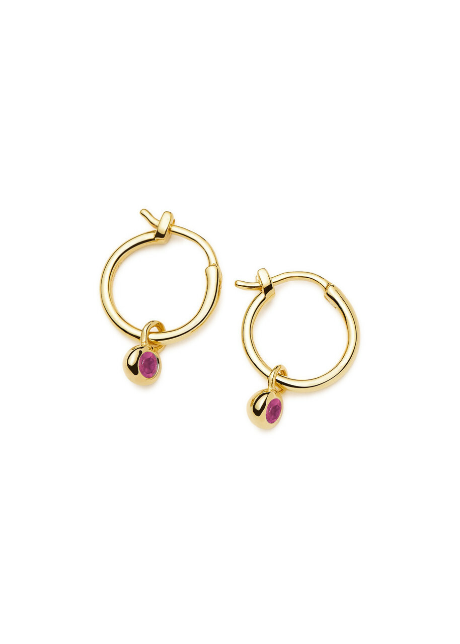 Missoma July Birthstone 18kt Gold Vermeil Earrings - One Size