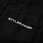 Stylerunner Women's Logo Canvas Tote Bag in Onyx