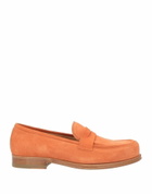 Sergio Rossi Womens Loafers in Orange