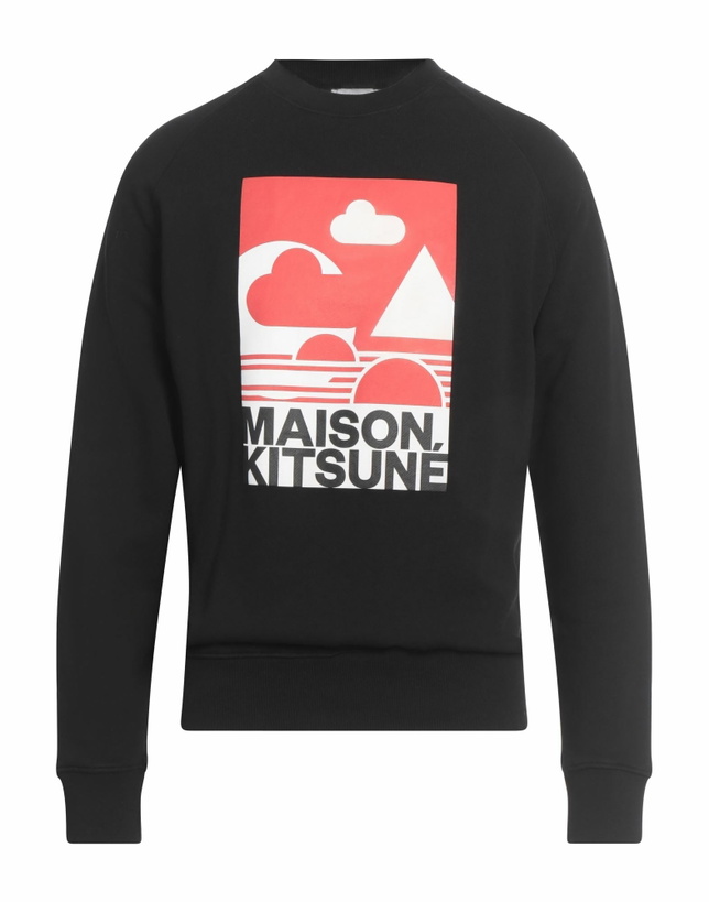 Photo: Maison Kitsuné Mens Sweatshirt in Black