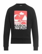 Maison Kitsuné Mens Sweatshirt in Black