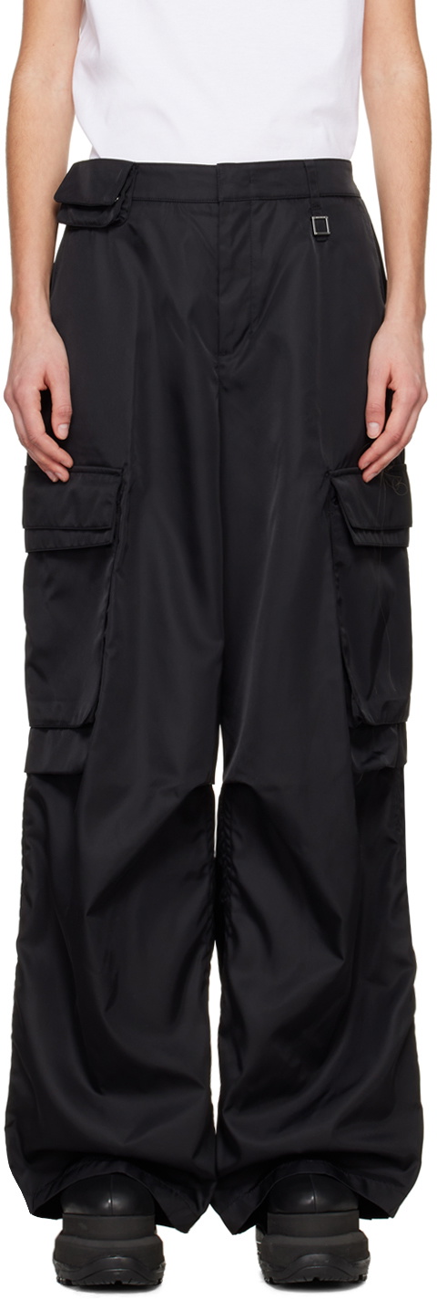 Wooyoungmi Black Hardware Cargo Pants