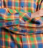 God's True Cashmere Brilliant linen shirt with lapis lazuli